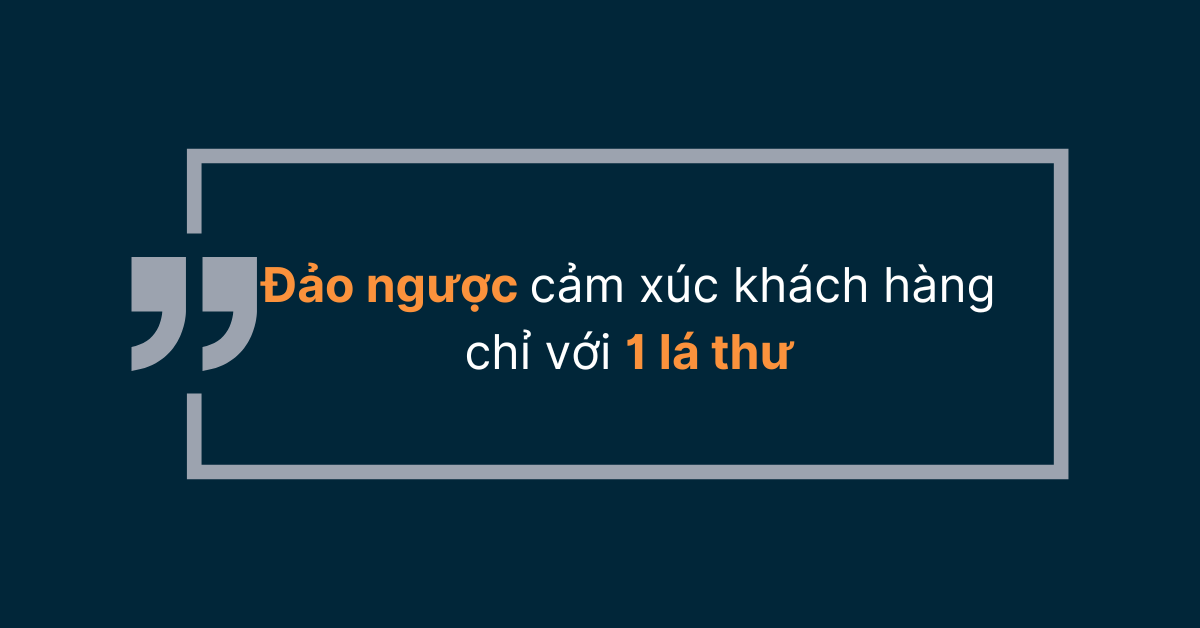 2 tập dữ liệu và 1 lá thư đã giúp Continental Airlines lội ngược dòng danh tiếng như thế nào?
